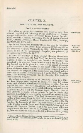 Chapter X. Institutions and objects