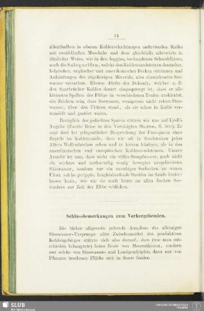 Schlussbemerkungen zum Vorhergehenden