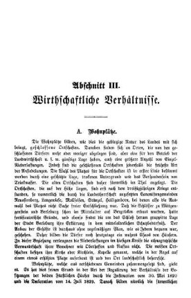 A. Wohnplätze