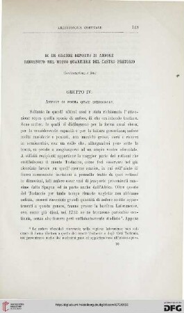 7: Di un grande deposito di anfore rinvenuto nel nuovo quartiere del castro pretorio, [3]