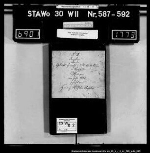 Zivilstandsregister Ostharingen (Kanton Lutter am Barenberge)