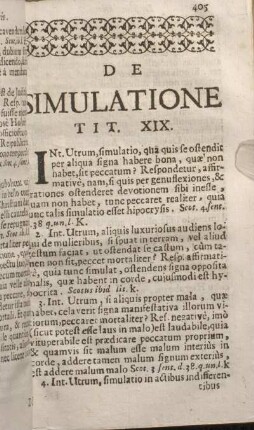 De Simulatione. Tit. XIX.