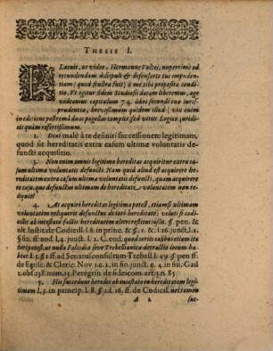 Disputatio Anti-Vulteiana Secunda Iurisprudentiae Romanae Ab Hermanno Vulteio, ICto Marpurgensi editae specimen exhibens