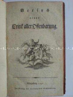 Versuch einer Kritik aller Offenbarung
