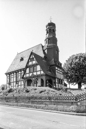 Evangelische Kirche (Kirche, evangelisch, Fachwerk); Haina, Oberholzhäuser Straße 12
