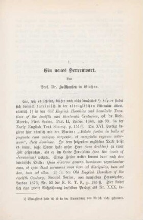 149-150 Ein neues Herrenwort