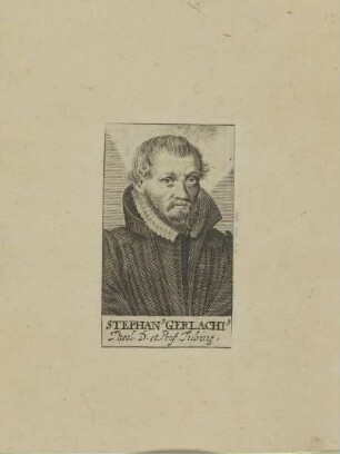 Bildnis des Stephanus Gerlachus