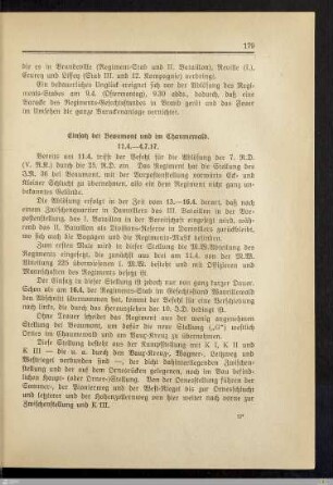 Einsatz bei Beaumont und im Chaumewald