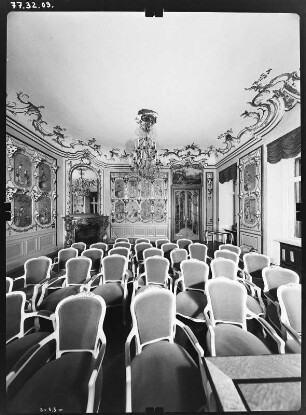 Lichtenwalde (Niederwiesa-Lichtenwalde). Schloß (1722-1726). Chinesisches Zimmer