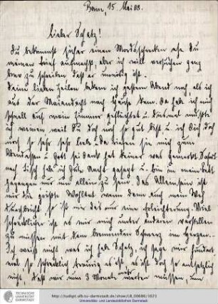 Brief vom 15.05.1908