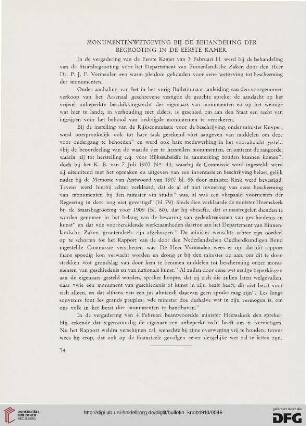 2.Ser. 3.1910: Monumentenwetgeving bij de behandeling der begrooting in de eerste Kamer