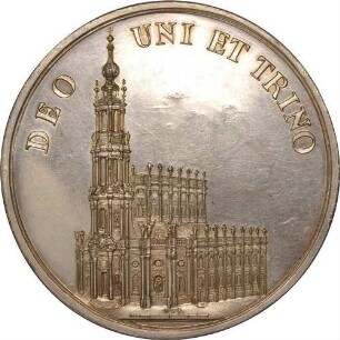 Kurfürst Friedrich August II. als König August III. von Polen - Einweihung der Katholischen Hofkirche