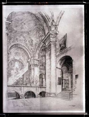 Stiftskirche; Projekt zur Versetzung des Hauptaltars