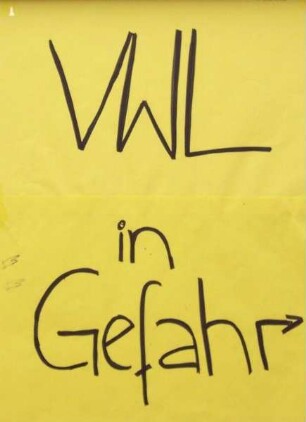 "VWL [Volkswirtschaftslehre] in Gefahr"