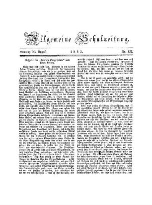Aufgabe der "höheren Bürgerschule" und deren Lösung