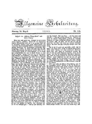 Aufgabe der "höheren Bürgerschule" und deren Lösung