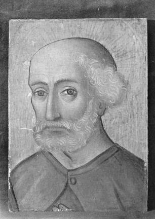 Zwei Tafeln mit je zwei Heiligen — Der heilige Antonius Abbas und der heiligen Nikolaus von Bari
