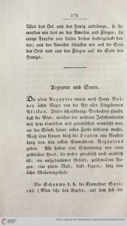 Aegypter und Syrer