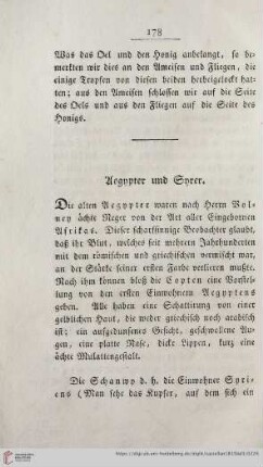 Aegypter und Syrer