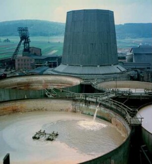 Laugentankanlage des Kalibergwerks Merkers