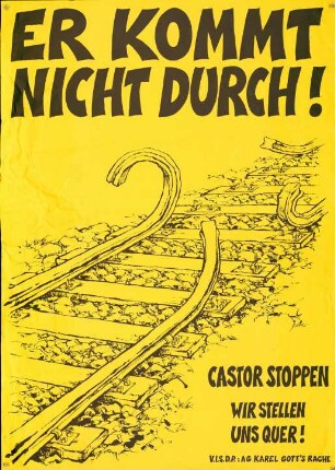 Er kommt nicht durch!
