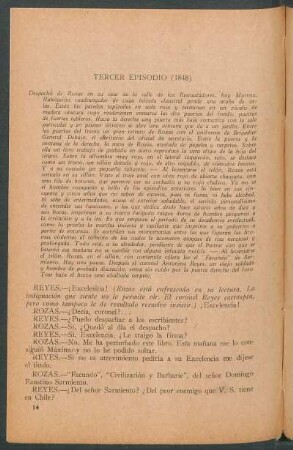 Tercer episodio (1848)