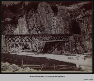 Brücke der Gotthardbahnlinie, Wassen (Uri)