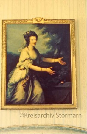 Ölgemälde von Juliane Friederike von Reventlow