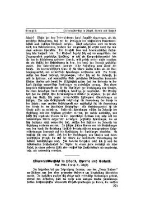 Literaturübersicht in Physik, Chemie und Technik