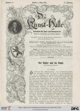 Nummer 11 (1. März 1905)