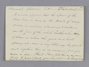 Jos.. Humphreys. – Dublin, 04.06.1825