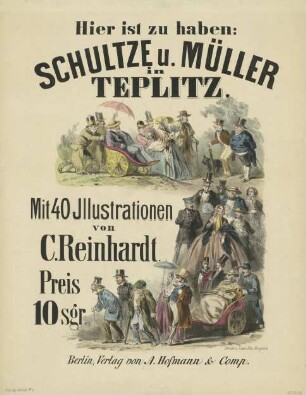 Schultze und Müller in Teplitz. Mit 40 Illustrationen von C. Reinhardt