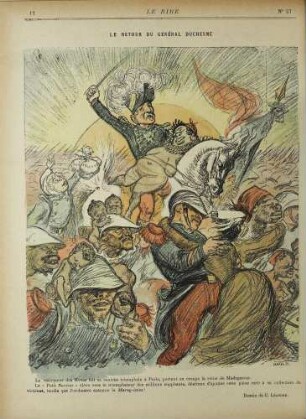 Le retour du genéral Duchesne