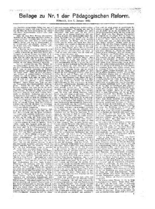 [Wie ich mich informierte] : [Fortsetzung aus dem Hauptblatt] ; Beilage zu Nr. 1 der Pädagogischen Reform
