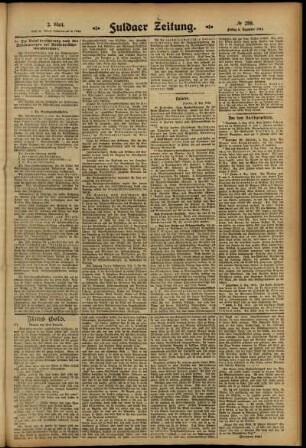 Zweite Ausgabe vom Freitag, den 06. Dezember 1912.