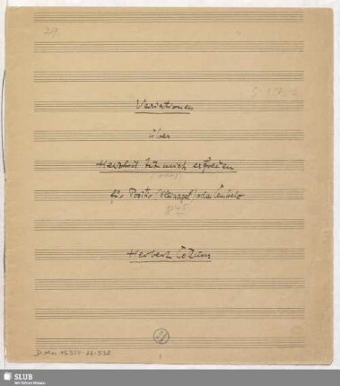 Variations - D.Mus.15350-ZZ-538 : org