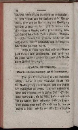 Sechste Unterredung.