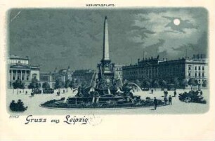 Gruss aus Leipzig: Augustusplatz