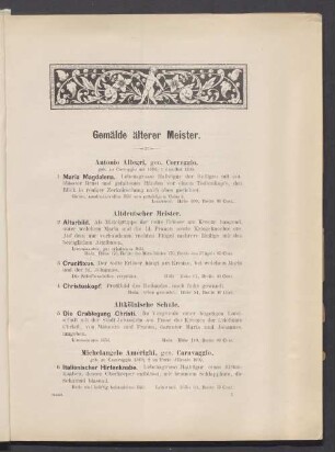 Gemälde älterer Meister