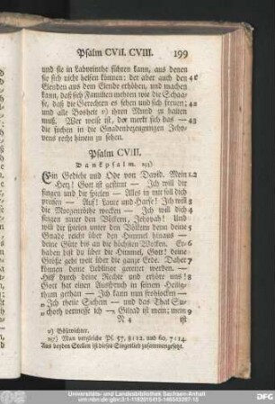 Psalm CVIII. Dankpsalm.