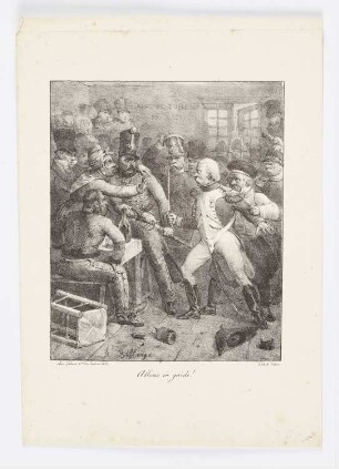 Allons en garde!, aus: "Album pour 1823"