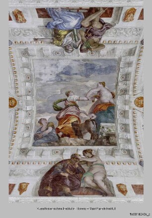 Villa Barbaro; Stanza del Cane : Allegorie: Glück, Ambition und Neide