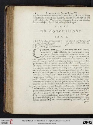 Tit. VII: De Concussione