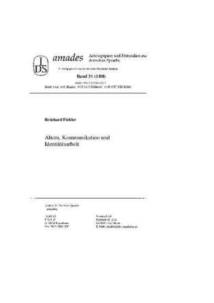 Altern, Kommunikation und Identitätsarbeit