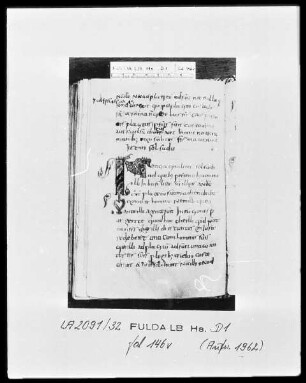 Formulae Andegavenses — Initiale, Folio 146verso