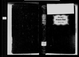 Oberndorf, katholische Gemeinde: Geburtenbuch 1809-1869