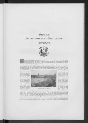 Deutsche Dampfschifffahrts-Gesellschaft Kosmos.