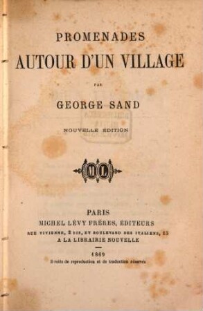 Promenades autour d'un village
