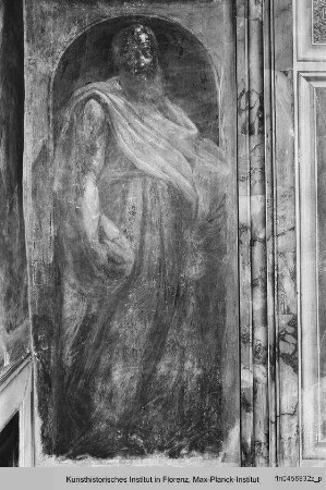 Szenen aus dem Alten und Neuen Testament : Die vier Evangelisten und Ignudi : Evangelist Markus