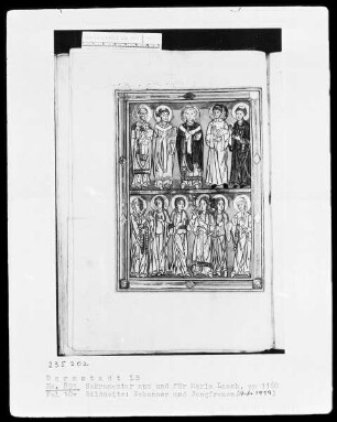 Laacher Sakramentar — Bekenner und Jungfrauen, Folio 10verso